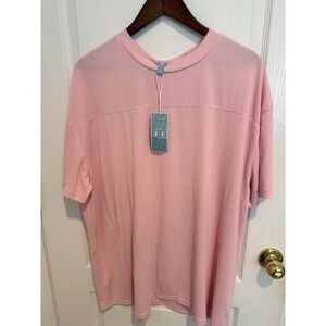 Southern Shirt Co Women's Relaxed Essential Top Ballet Slipper Pink XL NWT